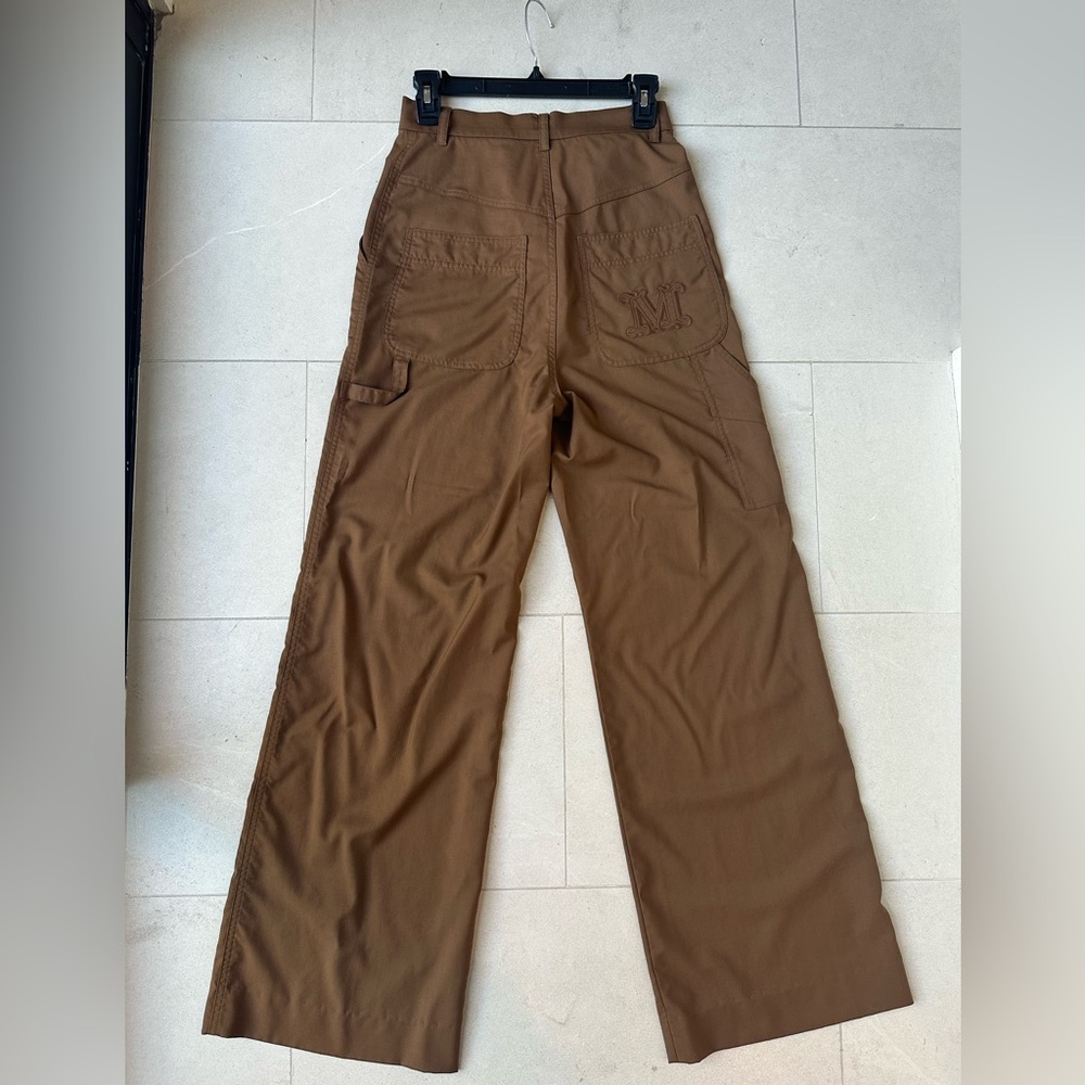 Max Mara Virgin Wool wide leg Pants size 4